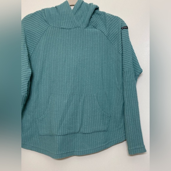 Roxy Sage Waffle Knit Hooded Pullover Sweater! - Picture 5 of 10